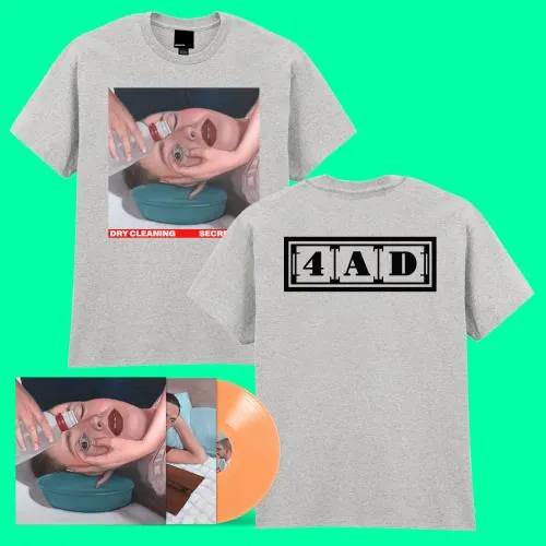 DRY CLEANING / ドライ・クリーニング / SECRET LOVE (日本語帯付き/解説書・歌詞対訳付き) [COLORED VINYL]+Tシャツ (XL)