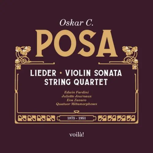 VARIOUS ARTISTS (CLASSIC) / オムニバス (CLASSIC) / OSKAR C.POSA:LIEDER / VIOLIN SONATA / STRING QUARTET