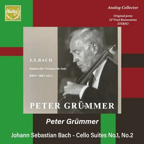 PETER GRUMMER / ペーター・グリュンマー / バッハ:無伴奏チェロ組曲第1&2番