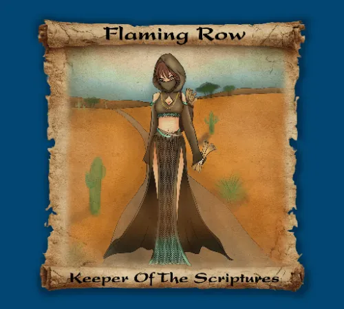 FLAMING ROW / KEEPER OF THE SCRIPTURES / HUTERIN DER SCHRIFTEN