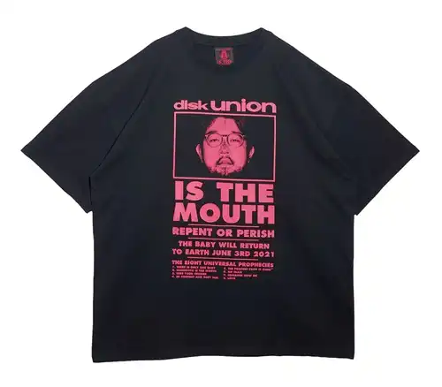 NISHIMOTO IS THE MOUTH / M/diskunion COLLABORAION S/S TEE
