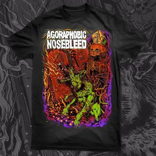 AGORAPHOBIC NOSEBLEED / アゴラフォビック・ノーズブリード / L/DOG T-SHIRT