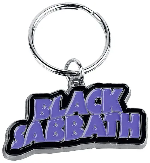 BLACK SABBATH / ブラック・サバス / BLACK SABBATH KEYCHAIN WAVY LOGO BORDERED