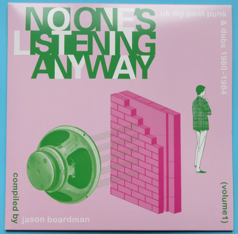 78-84年に取り残された英国DIYポストパンク・ミックステープ第2弾『NO-ONES LISTENING ANYWAY - UK DIY POST PUNK & DUBS 1978-1984』2LP/CD!
