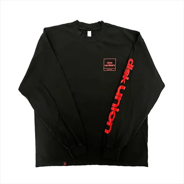 diskunion Long Sleeve Tee Garment Dyed (Black/XL)/DISKUNION