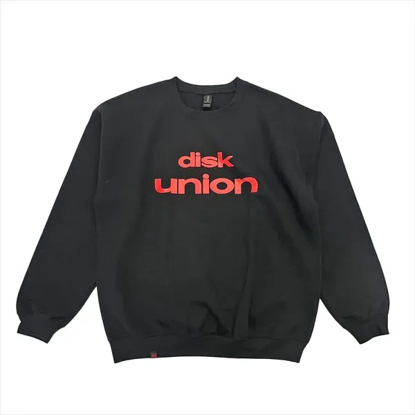 DISKUNION / ディスクユニオン / diskunion Crewneck Sweatshirt (Black/XL)