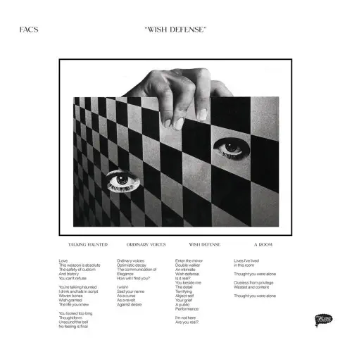 FACS / WISH DEFENSE (CLEAR & BLACK SPLATTER VINYL)