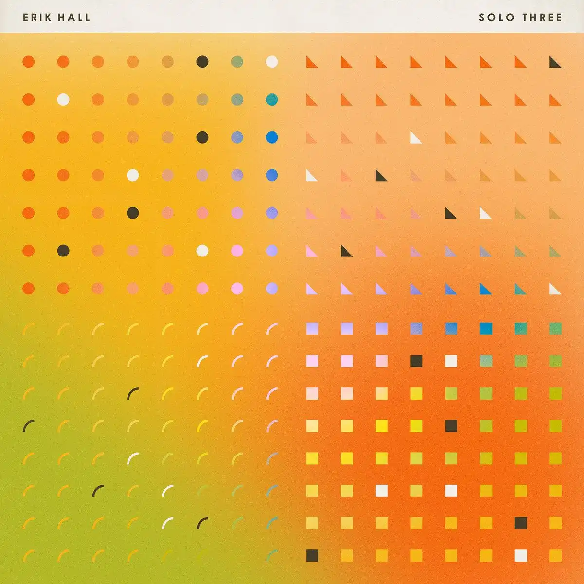 ERIK HALL / エリック・ホール / SOLO THREE [LP - BLACK]