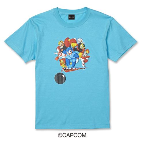 BL / M / ロックマンTシャツ/GAME MUSIC/(ゲームミュージック