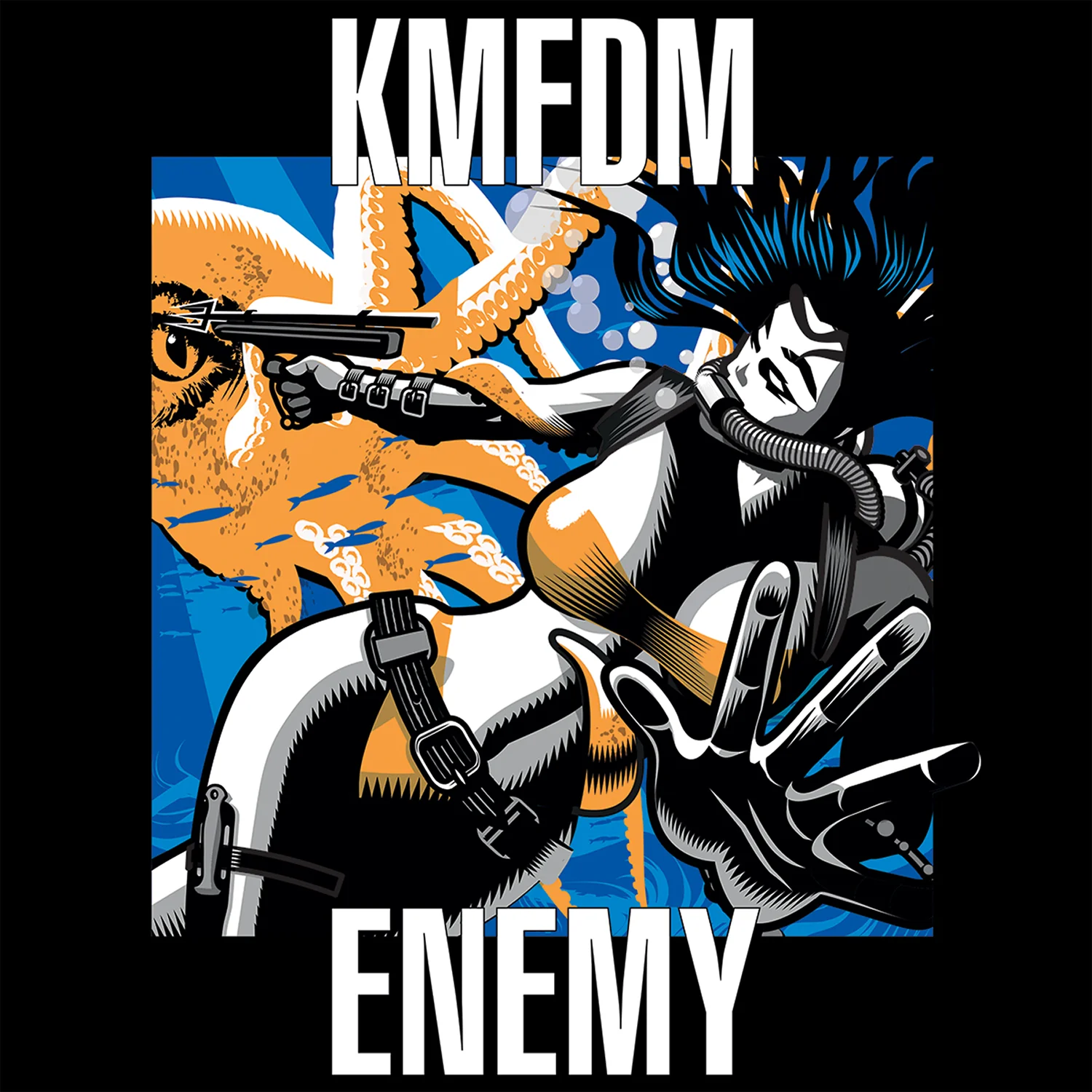KMFDM CD まとめ+１ ENEMY (CD)/KMFDM/結成42年、インダストリアル・ロックの帝王が放つ