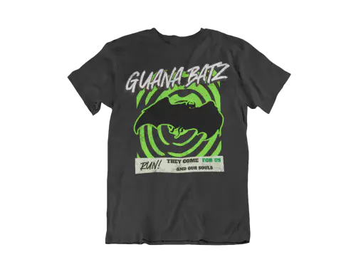 GUANA BATZ / グアナバッツ / XL/RUN T-SHIRT BLACK-MEN