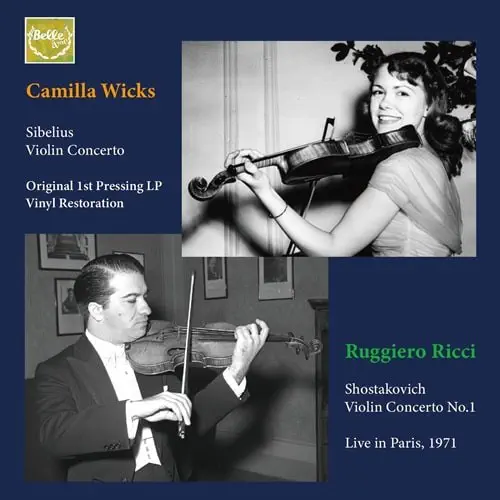 CAMILLA WICKS / カミラ・ウィックス / シベリウス:ヴァイオリン協奏曲 / ショスタコーヴィチ:ヴァイオリン協奏曲第1番