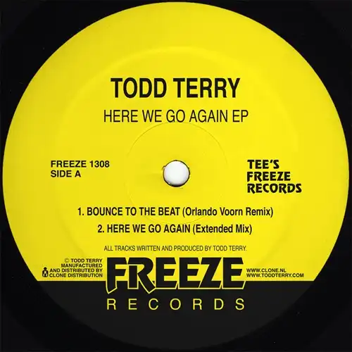 TODD TERRY / トッド・テリー / HERE WE GO AGAIN EP