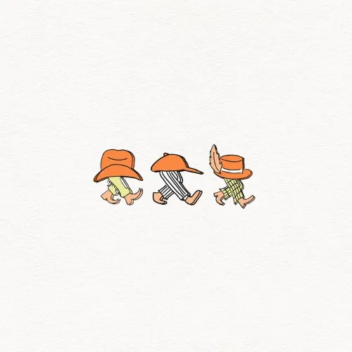 BAD BAD HATS / WALKMAN (ORANGE CRUSH COLORED LP)