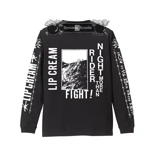 LIP CREAM / XXL/NIGHT RIDER MORE THAN FIGHT LONG SLEEVE T SHIRT