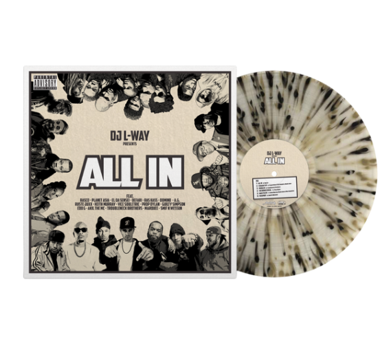 DJ L-WAY / ALL IN (LP) (COLOR VINYL)