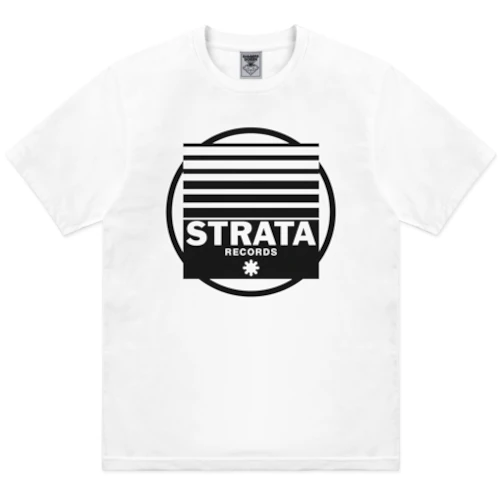 STRATA RECORDS / ストラタ・レコーズ / STRATA RECORDS T-shirt WHITE(L)
