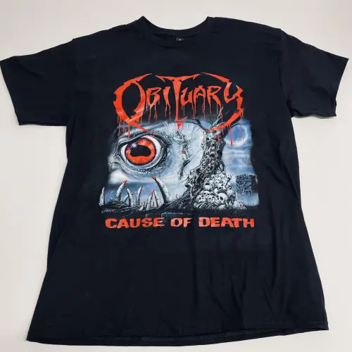 OBITUARY / オビチュアリー / CAUSE OF DEATH T-SHIRT <SIZE:L>