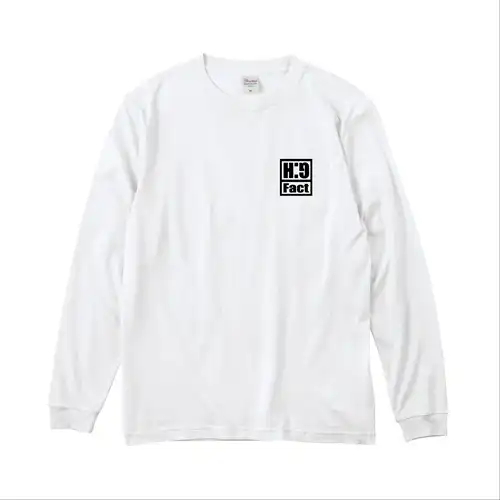 XXL/WHITE/LONG SLEEVE T-SHIRT/HG FACT｜PUNK｜ディスクユニオン