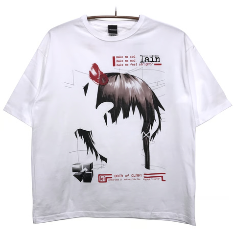 messa(JPN/APPAREL) / S / WHITE / Blood Trail ビックシルエットTシャツ