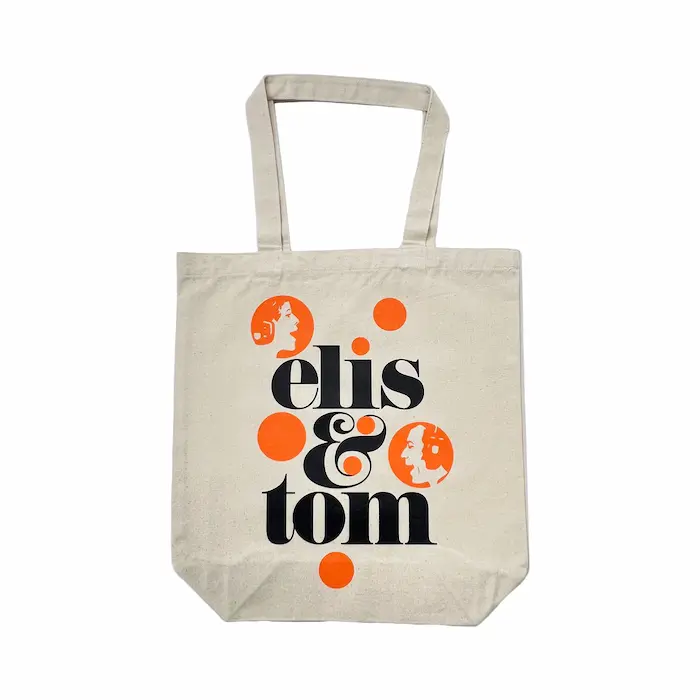 ELIS REGINA & ANTONIO CARLOS JOBIM / エリス・レジーナ&アントニオ・カルロス・ジョビン / ELIS&TOM Tote White / エリス&トム トート白