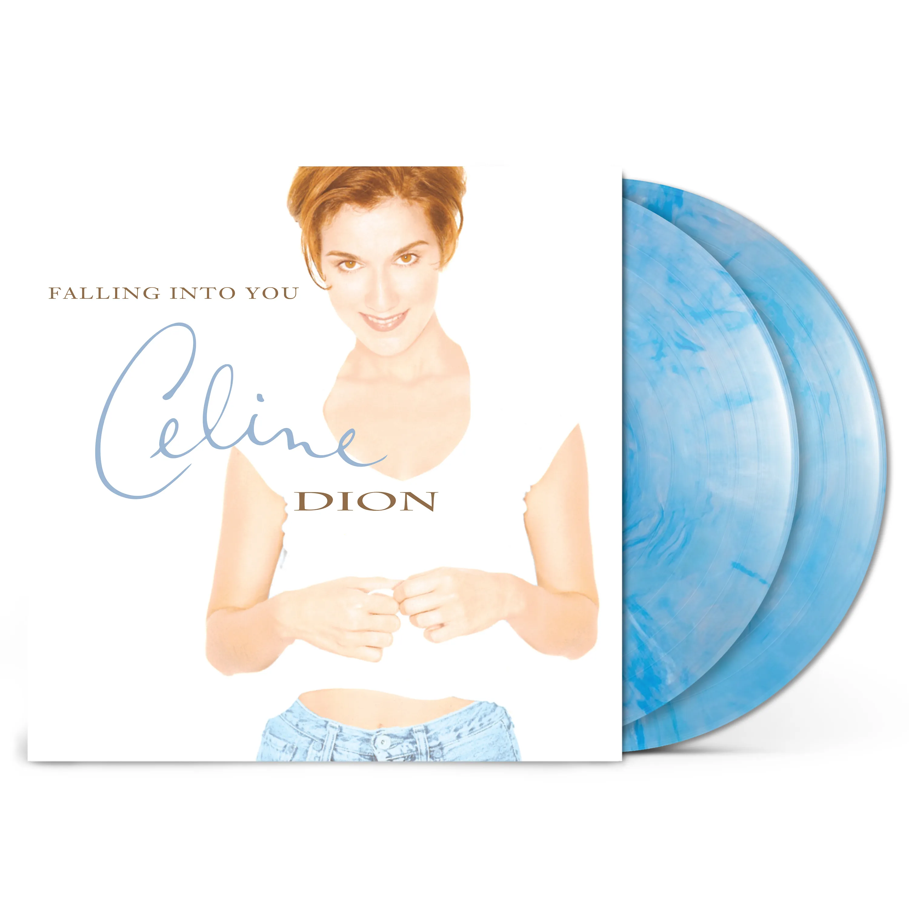 CELINE DION / セリーヌ・ディオン / FALLING INTO YOU (GLACIER BLUE VINYL)
