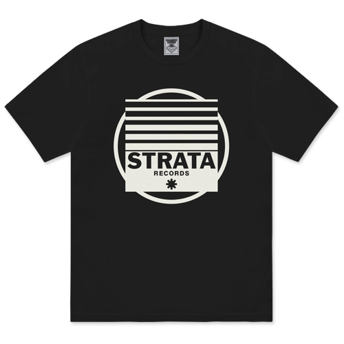 STRATA RECORDS / ストラタ・レコーズ / STRATA RECORDS T-shirt BLACK(XL)