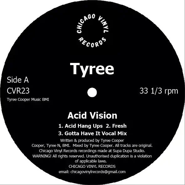 TYREE COOPER / タイリー・クーパー / ACID VISION