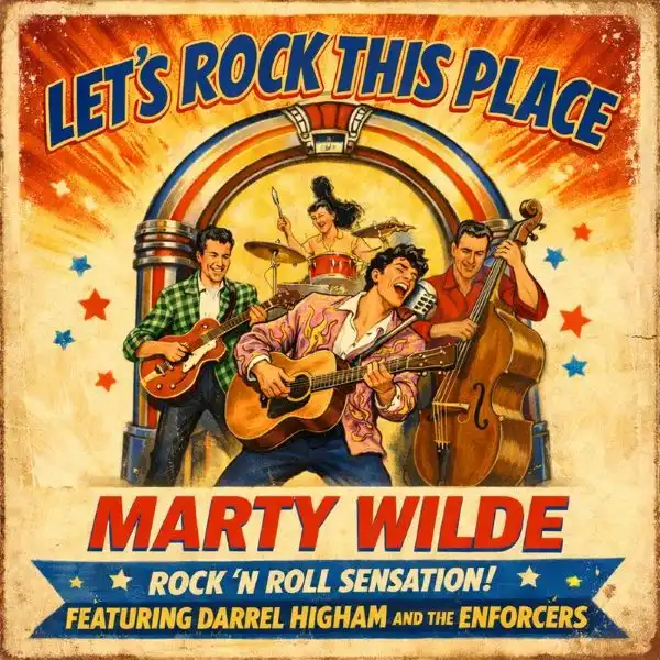 MARTY WILDE / マーティー・ワイルド / LET'S ROCK THIS PLACE (LP)