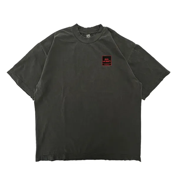DISKUNION / ディスクユニオン / diskunion 刺繍 Tee Garment Dyed (Vintage Black/XL)