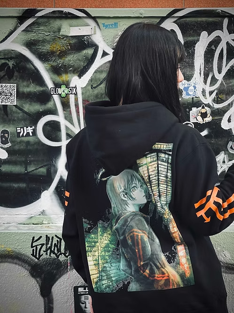 WASEI "JJ" CHIKADA / XL / Cyberia Layer:07【Floating Feather】Hoodie