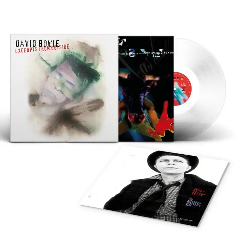David Bowie ディスクユニオン 帯 デヴィッド ボウイ DU特典 EXCERPTS FROM OUTSIDE (LP) (CLEAR VINYL, HALF-SPEED, LIMITED TO