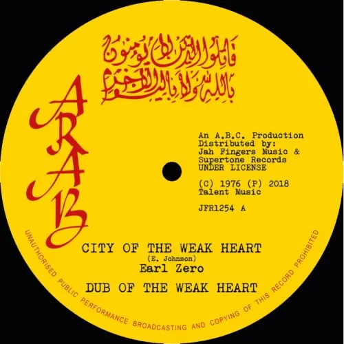 EARL ZERO / アール・ゼロ / CITY OF THE WEAK HEART