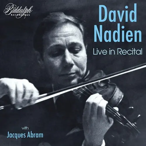 DAVID NADIEN / デヴィッド・ナディアン / LIVE IN RECITAL
