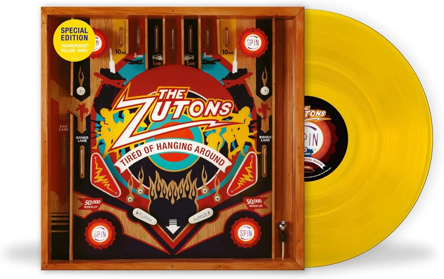 ZUTONS / ズートンズ / TIRED OF HANGING AROUND (YELLOW VINYL)