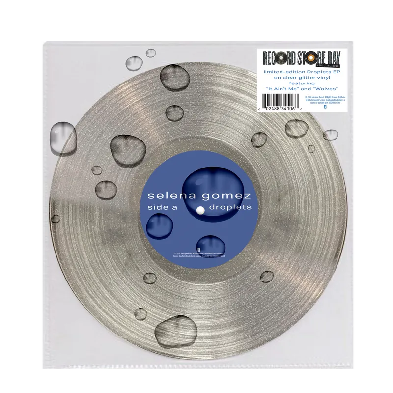 SELENA GOMEZ / セレーナ・ゴメス / DROPLETS (SPECIAL CLEAR GLITTER VINYL 10" EP) 【RECORD STORE DAY 2026.04.18】