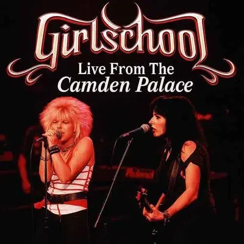 GIRLSCHOOL / ガールスクール / LIVE FROM THE CAMDEN PALACE (RED/BLACK SPLATTER-EFFECT VINYL)