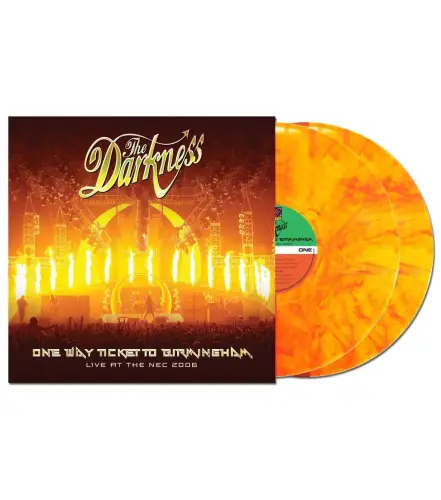 THE DARKNESS (from UK) / ザ・ダークネス / ONE WAY TICKET TO BIRMINGHAM (LIVE AT THE NEC) [2LP] (RED & YELLOW MARBLE VINYL, LIMITED TO 5000, INDIE-EXCLUSIVE)