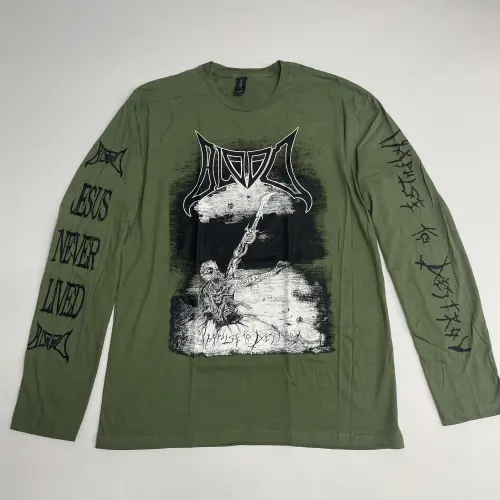 BLOOD / "IMPULSE TO DESTROY" LONGSLEEVE SHIRT<SIZE:L>