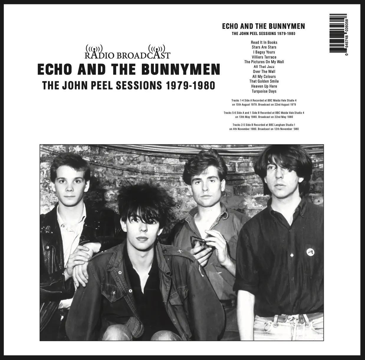 70-80年代PEEL SESSION音源集! ECHO AND THE BUNNYMEN、CHAMELEONS