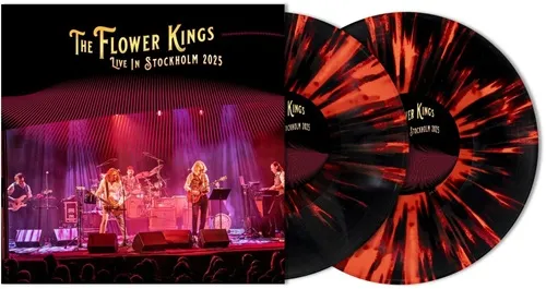 THE FLOWER KINGS / ザ・フラワー・キングス / LIVE IN STOCKHOLM 2025: LIMITED SOLID RED WITH HEAVY BLACK SPLATTER COLOR DOUBLE VINYL - 180g LIMITED VINYL