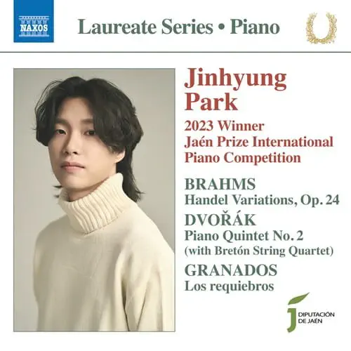 JINHYUNG PARK / パク・ジンヒョン / BRAHMS:VARIATIONS AND FUGUE ON A THEME BY HANDEL / DVORAK:PIANO QUINTET NO.2