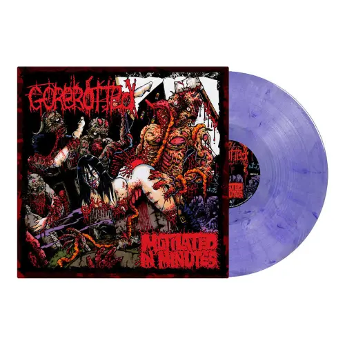 GOREROTTED / ゴアロテッド / MUTILATED IN MINUTES - OLD PURPLE MARBLED LP