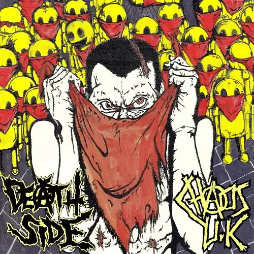DEATH SIDE / CHAOS U.K. / SPLIT CD