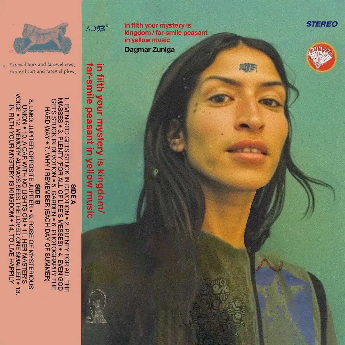 DAGMAR ZUNIGA / ダグマー・ズニーガ / IN FILTH YOUR MYSTERY IS KINGDOM / FAR SMILE PEASANT IN YELLOW MUSIC [LP - COLOUR]