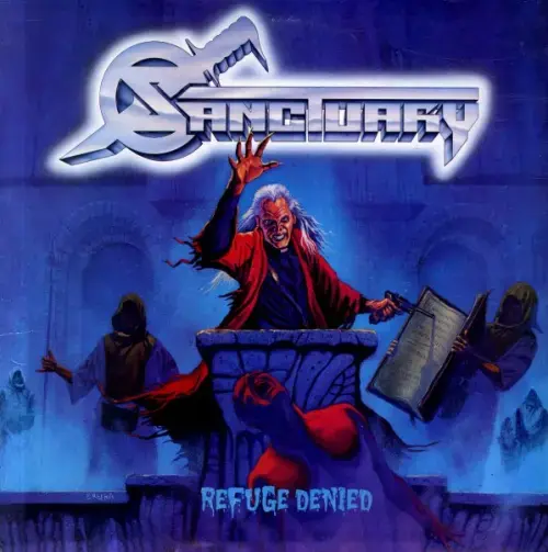 SANCTUARY/REFUGE DENIED サンクチュアリー REFUGE DENIED (TRANSLUCENT BLUE COLOURED LP)/SANCTUARY