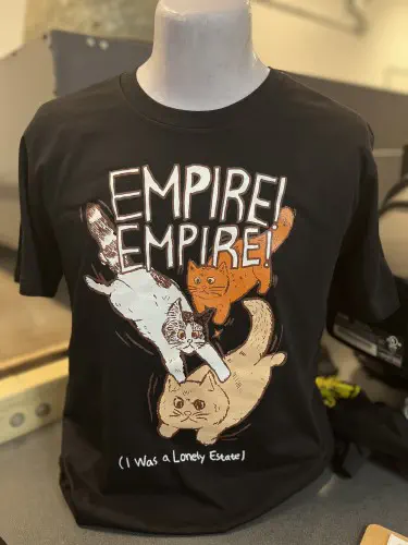 EMPIRE! EMPIRE! (I WAS A LONELY ESTATE) / M/CATS T-SHIRTS