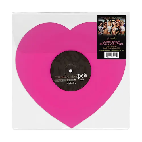 PUSSYCAT DOLLS / STICKWITU (12INCH) (HEART-SHAPED PINK VINYL)