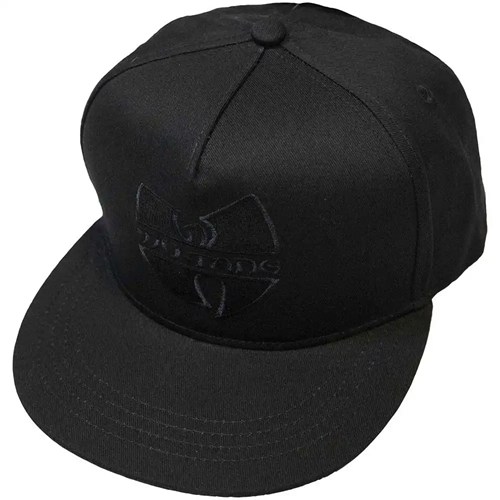 WU-TANG CLAN ウータンクラン ラップT ©︎オリジナル 2015年　黒 WU-TANG CLAN - BLACK LOGO BLACK SNAPBACK CAP/WU-TANG CLAN/ウータン