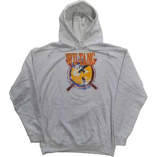 WU-TANG CLAN / ウータン・クラン / PROTECT YA NECK GREY PULLOVER HOODIE (L)